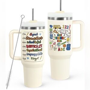 40oz Teacher insulated tumbler